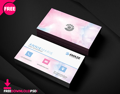 Accountant Bussiness Card PSD Template