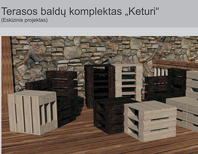 "Keturi" outdoor furniture