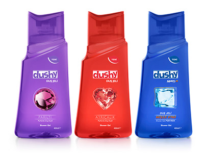 DUSHY SHOWER GEL Packaging Industrial & Graphic Design