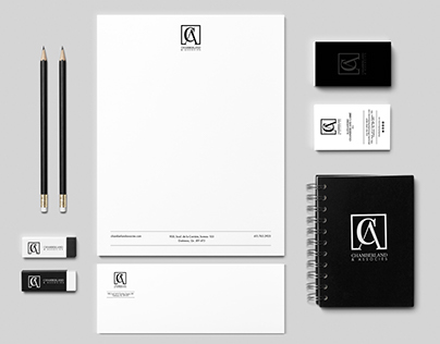 Stationery for Chamberland & associets