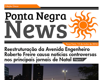 [Diagramação] Jornal impresso Ponta Negra News