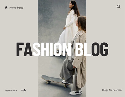 Blog Banner for Fashion Blogs