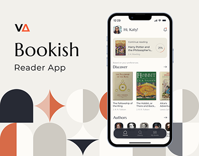 Bookish : UX/UI Design | Reader App Design