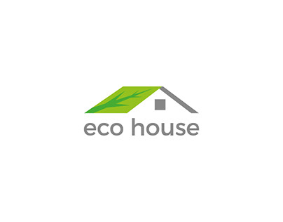 Customizable logo - Eco house