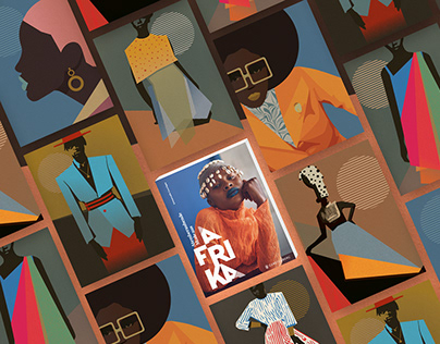 Poster & Postkarten Design - ›African Fashion‹