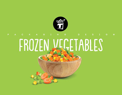 EXTRA Frozen vegetables | Packaging design