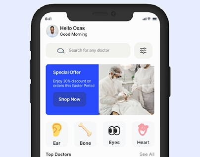 Project thumbnail - Doctors appointment booking app