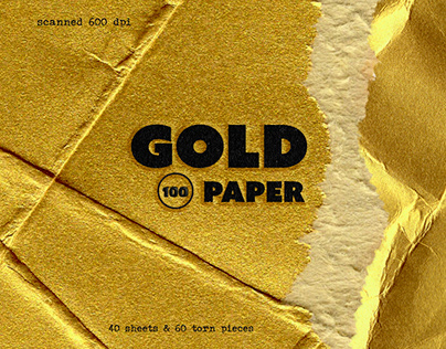Golden paper textures