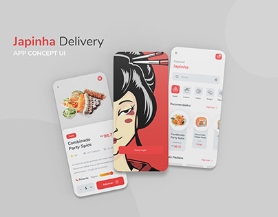 Japinha Delivery App Concept UI