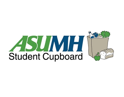ASUMH Student Cupboard Logo and Poster