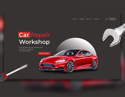Car Repair Workshop Ui/Ux Project
