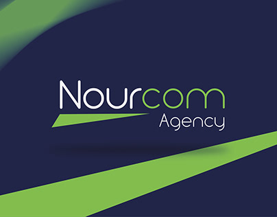 Project thumbnail - Nourcom Agency Logo & Identity Design