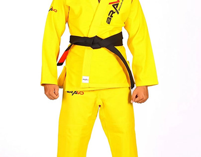 Radiant Yellow Jiu-Jitsu Gi"