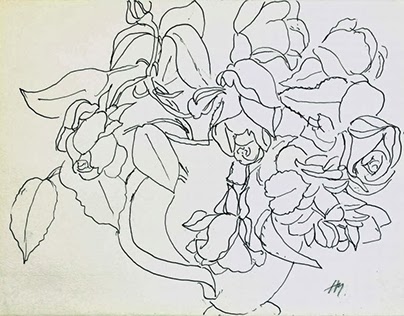Matisse - exploration in contour line drawing