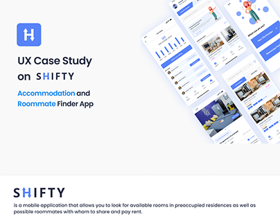 SHIFTY (Accommodation Finder App) UX Case Study