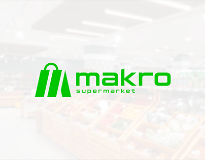 "Makro” supermarketi uchun yangilangan logo dizayn