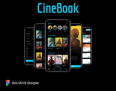 UX/UI Case study of online movie ticket booking app.