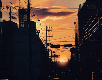 Street sunset - 13