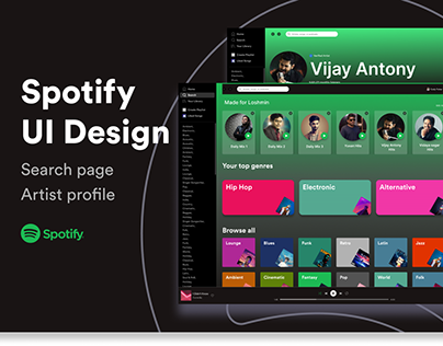 Spotify UI Design