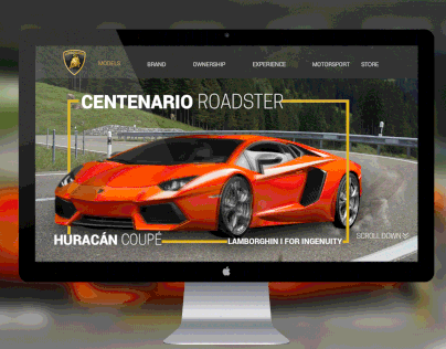 Lamborghini Lamborghini official website revised design