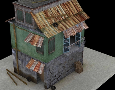 Low_Poly_Old_House