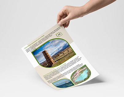 Brochure for tours in Kyrgyzstan