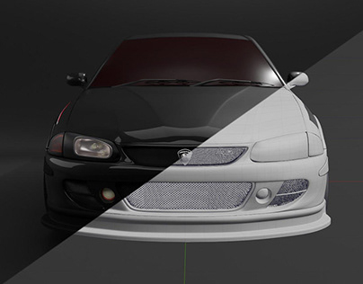3D Modeling :: Proton Satria GTI R3