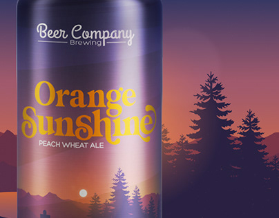Orange Sunshine Beer Label