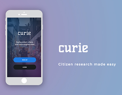 Curie | App Concept