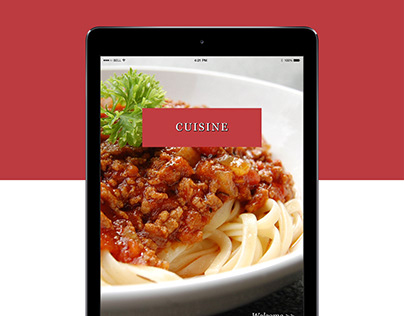 Cuisine - UI Design