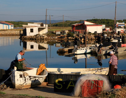 village de pêcheurs autour de Gruissan