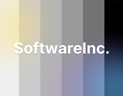 SoftwareInc Website UI - UX Design