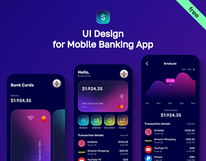 UI Mobile Banking App (Free)