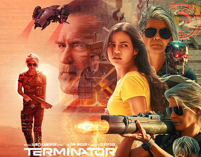 terminator dark fate poster design