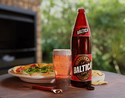 Cerveza Baltica 3d Blender