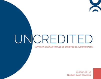 UNCREDITED - APP para diseñar títulos de créditos