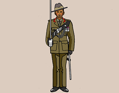Military Uniform Illustrations.