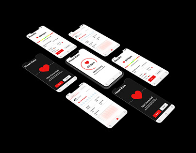 Heart rate monitor iOS application