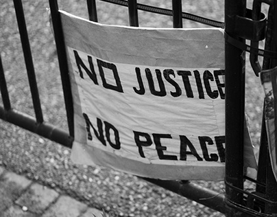 No Justice No Peace: The BLM Wall at The White House