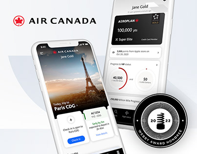 Air Canada * Official Mobile app [iOS and Android]