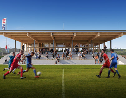 Visualization of Soccer Facility