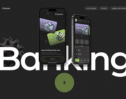 Project thumbnail - UX/UI design of a mobile banking application