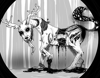 Horror Creature Illustration