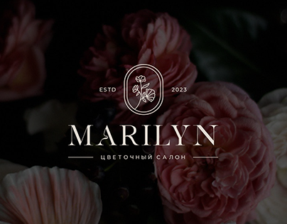 MARILYN | flower boutique logo & brand identity