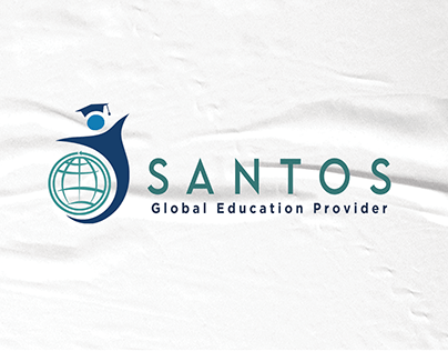 Logo Design : Santos Global Education Provider