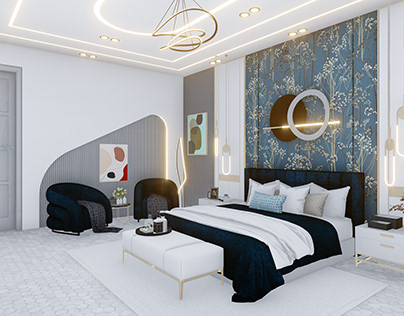 bedroom Interior design - Ubaid Designs