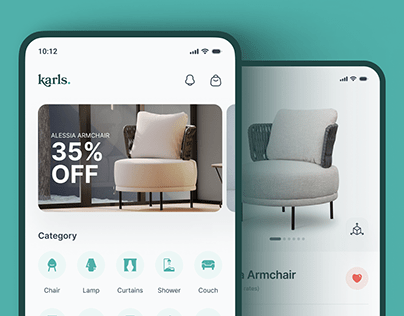 Karls Furniture App - UI/UX Design Case Study