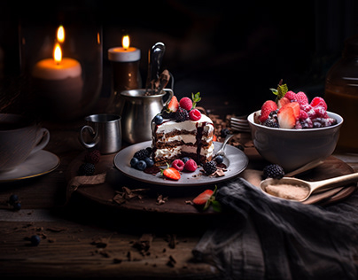 Project thumbnail - Food photography of a cake