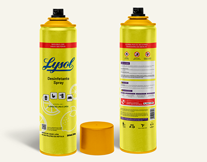 ergonomia e redesign de embalagem - desinfetante lysol