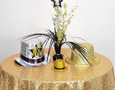 Round Sequin Tablecloth